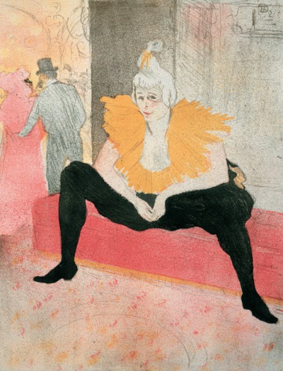 La Clownesse Assise Henri de Toulouse-Lautrec